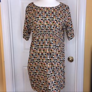 Orla Kiely x Uniqlo Dress- Stem Print